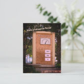 マイアミビーチ海駆動温度計(挿入日) ポストカード (スタンド正面)