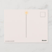 マイアミビーチ海駆動温度計(挿入日) ポストカード (裏面)