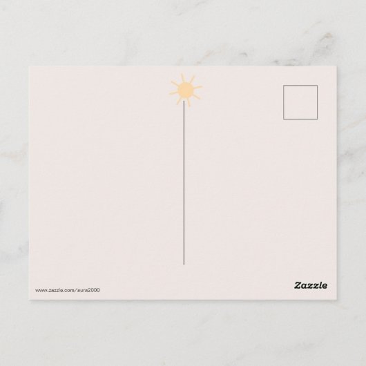 マイアミビーチ海駆動温度計(挿入日) ポストカード (裏面)