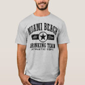 マイアミビーチ飲みチーム Tシャツ (正面)