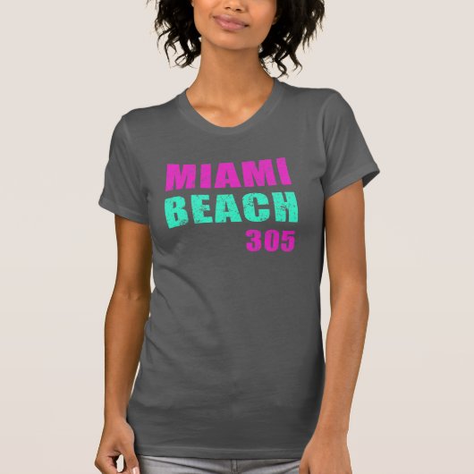 マイアミビーチ305 Tシャツ (正面)