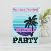 マイアミビーチ ご招待 招待状 (スタンド正面)