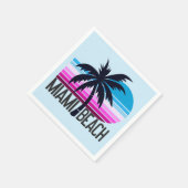 マイアミビーチ スタンダードカクテルナプキン (角)