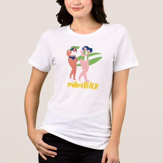 マイアミビーチ トライブレンドTシャツ (正面)