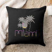 マイアミビーチ，フロリカッコいいダモダン装飾用クッション クッション (ブランケット)