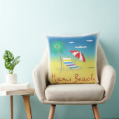 マイアミビーチ，フロリカッコいいダモダン装飾用クッション クッション (椅子)