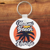 マイアミビーチ，フロリダ キーホルダー (裏面)