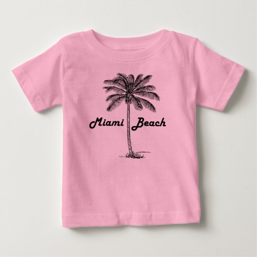 マイアミビーチ ベビーTシャツ (正面)