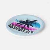 マイアミビーチ ペーパープレート (アングル)