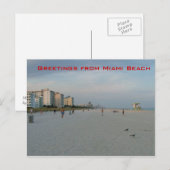 マイアミビーチ ポストカード (正面/裏面)