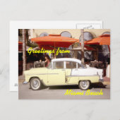 マイアミビーチ ポストカード (正面/裏面)