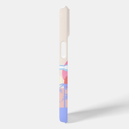 マイアミビーチ，マイアミ旅行名門私立校風のアートルームパステル Case-Mate iPhoneケース (裏面 / 右)