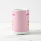 マイアミビーチ,マイアミ旅行名門私立校風のアート,ルーム,ピンク コーヒーマグカップ (中央)