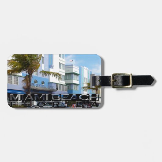 マイアミビーチ ラゲッジタグ (正面横)