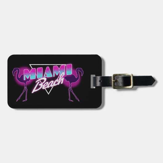 マイアミビーチ ラゲッジタグ (正面横)
