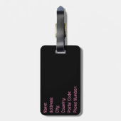 マイアミビーチ ラゲッジタグ (裏面縦)
