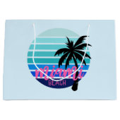 マイアミビーチ ラージペーパーバッグ (正面)