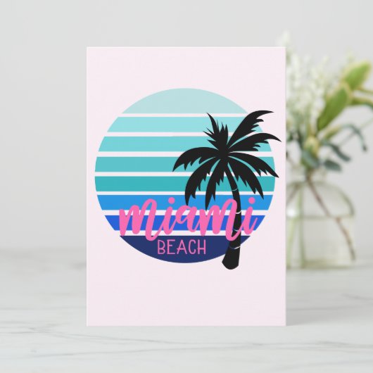 マイアミビーチ 招待状 (スタンド正面)