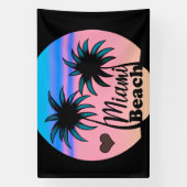 マイアミビーチ 横断幕 (縦)