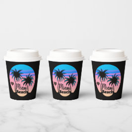 マイアミビーチ 紙コップ