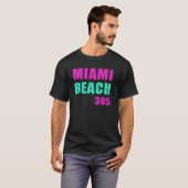 マイアミビーチ 305 Tシャツ (正面フル)