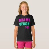 マイアミビーチ 305 Tシャツ (正面フル)