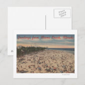 マイアミビーチ, FloridaGreetings FromMiami, FL ポストカード (正面/裏面)