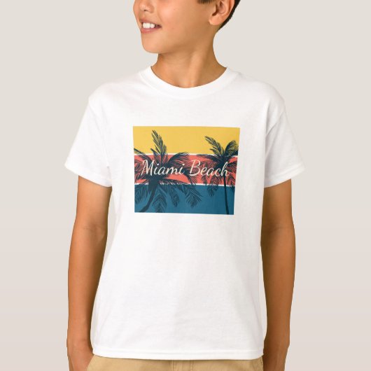 マイアミビーチ Tシャツ (正面)