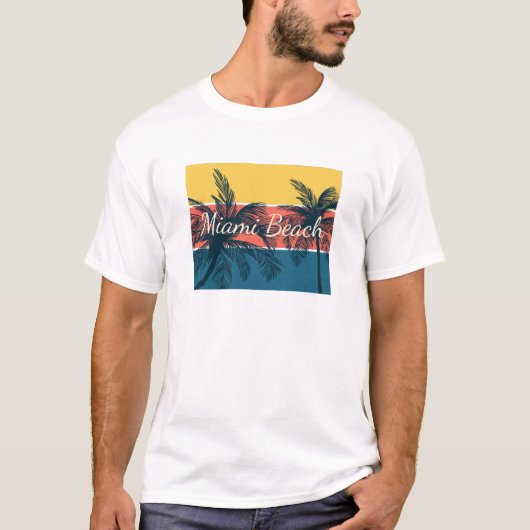 マイアミビーチ Tシャツ (正面)