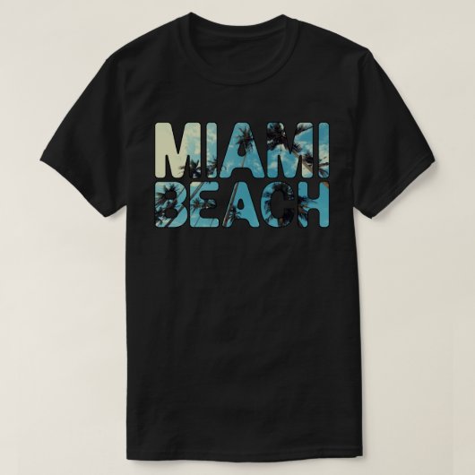 マイアミビーチ Tシャツ (デザイン正面)