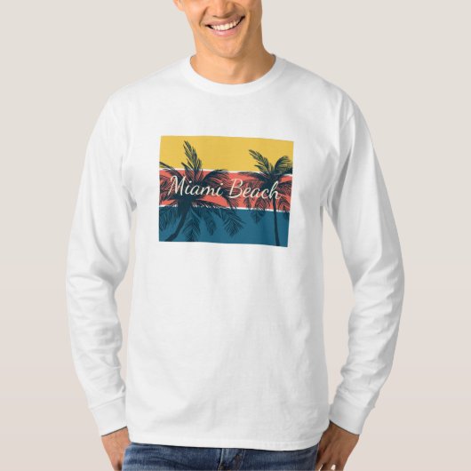 マイアミビーチ Tシャツ (正面)