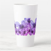 マイアミフィルターの花 カフェラテマグ (正面)