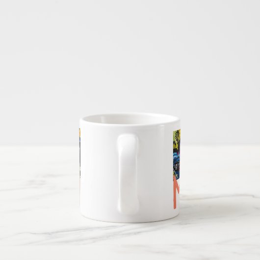 マイアミフロリダのエスプレッソのマグ エスプレッソカップ (裏面)