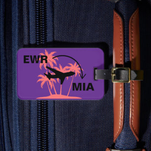 マイアミフロリダへの旅行 ラゲッジタグ