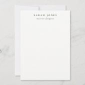 マイアミフロリダウォーターカラーパームランドスケープ ノートカード (正面)