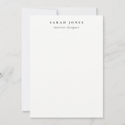 マイアミフロリダウォーターカラーパームランドスケープ ノートカード (正面)