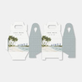 マイアミフロリダウォーターカラーパーム結婚ランドスケーズ フェイバーボックス (折り畳みなし)