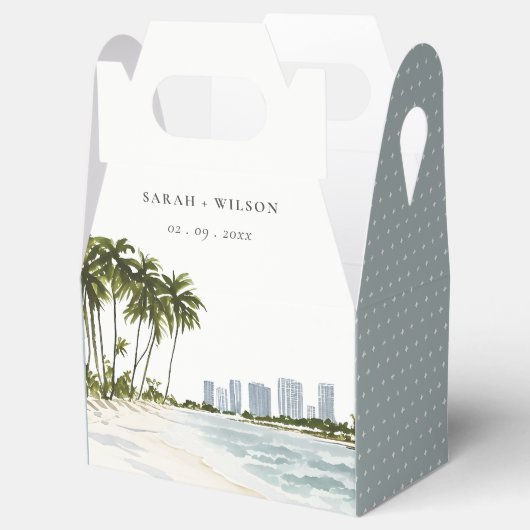 マイアミフロリダウォーターカラーパーム結婚ランドスケーズ フェイバーボックス (オープン)
