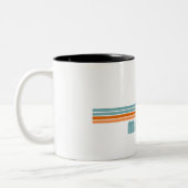 マイアミフロリダサンパームツリーズ ツートーンマグカップ (左)