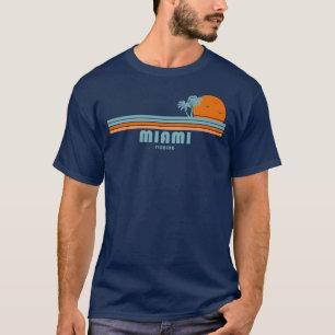 マイアミフロリダサンパームツリーズ Tシャツ