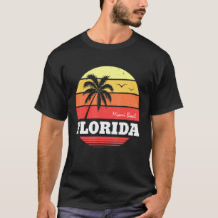 マイアミフロリダシティシール州ホームプライドダードクン Tシャツ