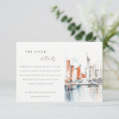 マイアミフロリダスカイラインウォーター結婚カラー詳細 エンクロージャーカード (スタンド正面)