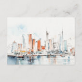 マイアミフロリダスカイラインウォーター結婚カラー詳細 エンクロージャーカード (裏面)