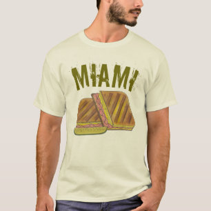 マイアミフロリダハムスイスチーズキューバサンドウィッチ Tシャツ