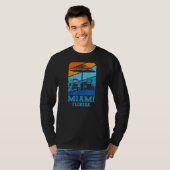 マイアミフロリダビーチラウンジ Tシャツ (正面フル)