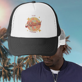 マイアミフロリダレトロヴィンテージパーティー服 キャップ