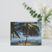 マイアミフロリダ上空の月 ポストカード (スタンド正面)