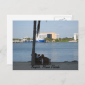 マイアミフロリダ州，ベイサイド ポストカード (正面/裏面)
