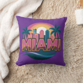 マイアミフロリダ統一された州 クッション (ブランケット)