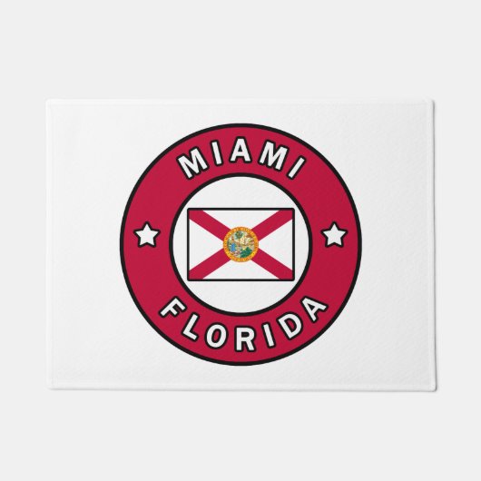 マイアミフロリダ ドアマット (正面)